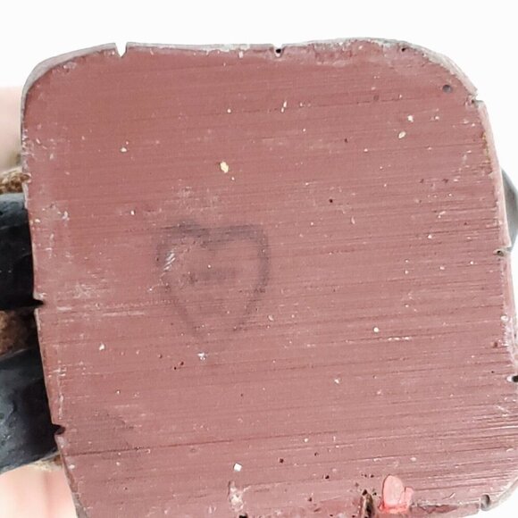 Folk Art Christmas Santa Claus Figurine Sitting On Chimney Bag Toys Gail Laura - Picture 6 of 6